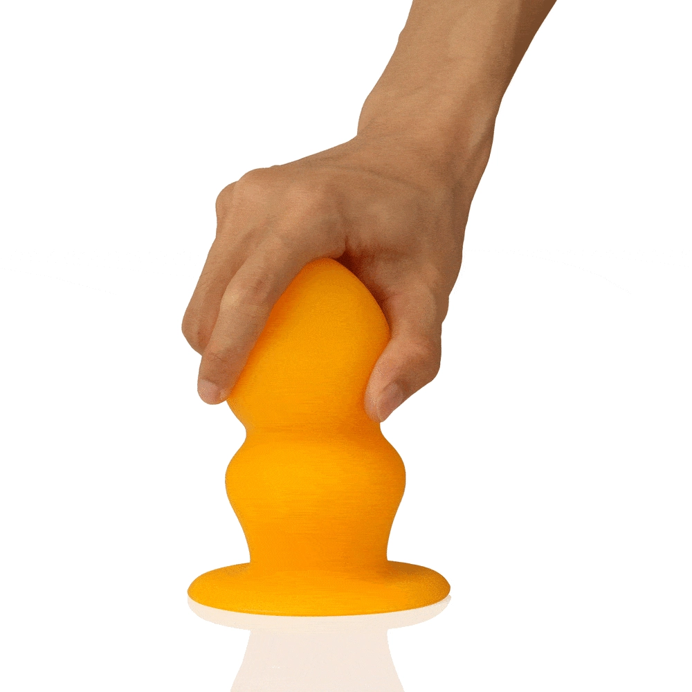 Fat Tuo - Beginner Butt Plug - Small Anal Plug - Ribbed Butt Plug