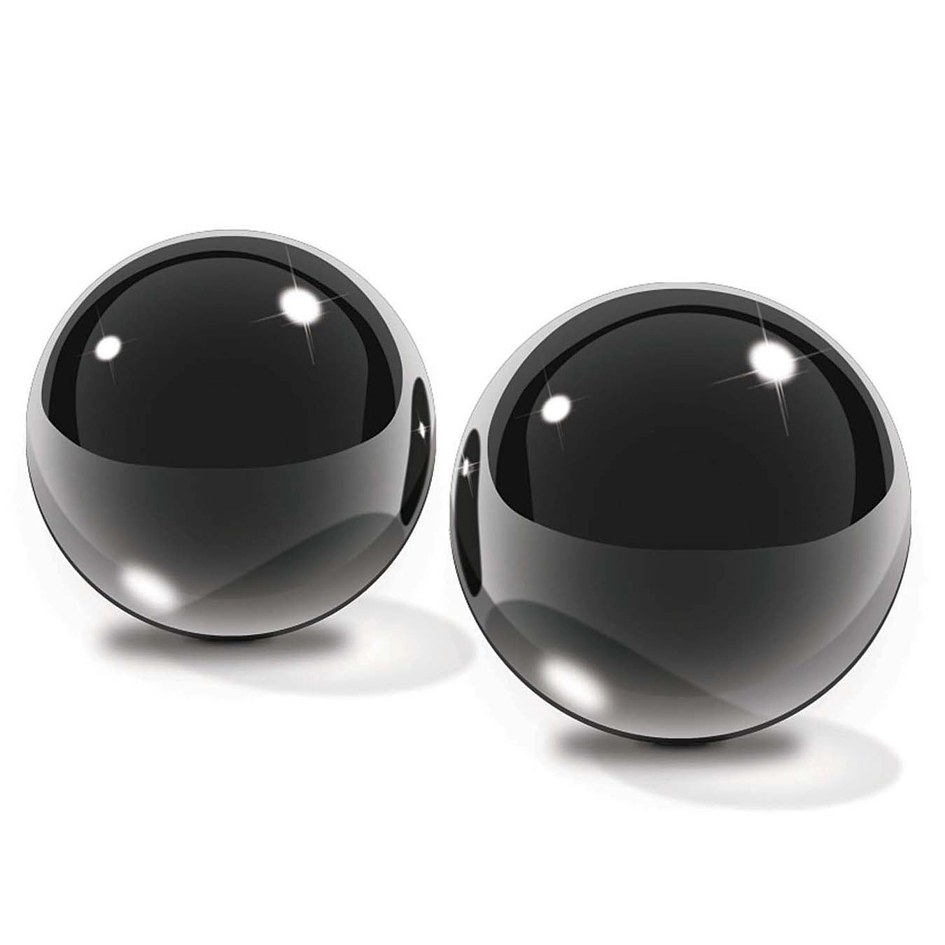 Fetish Fantasy Series Limited Edition Medium Black Glass Ben-Wa Balls