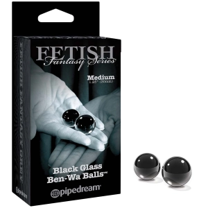 Fetish Fantasy Series Limited Edition Medium Black Glass Ben-Wa Balls