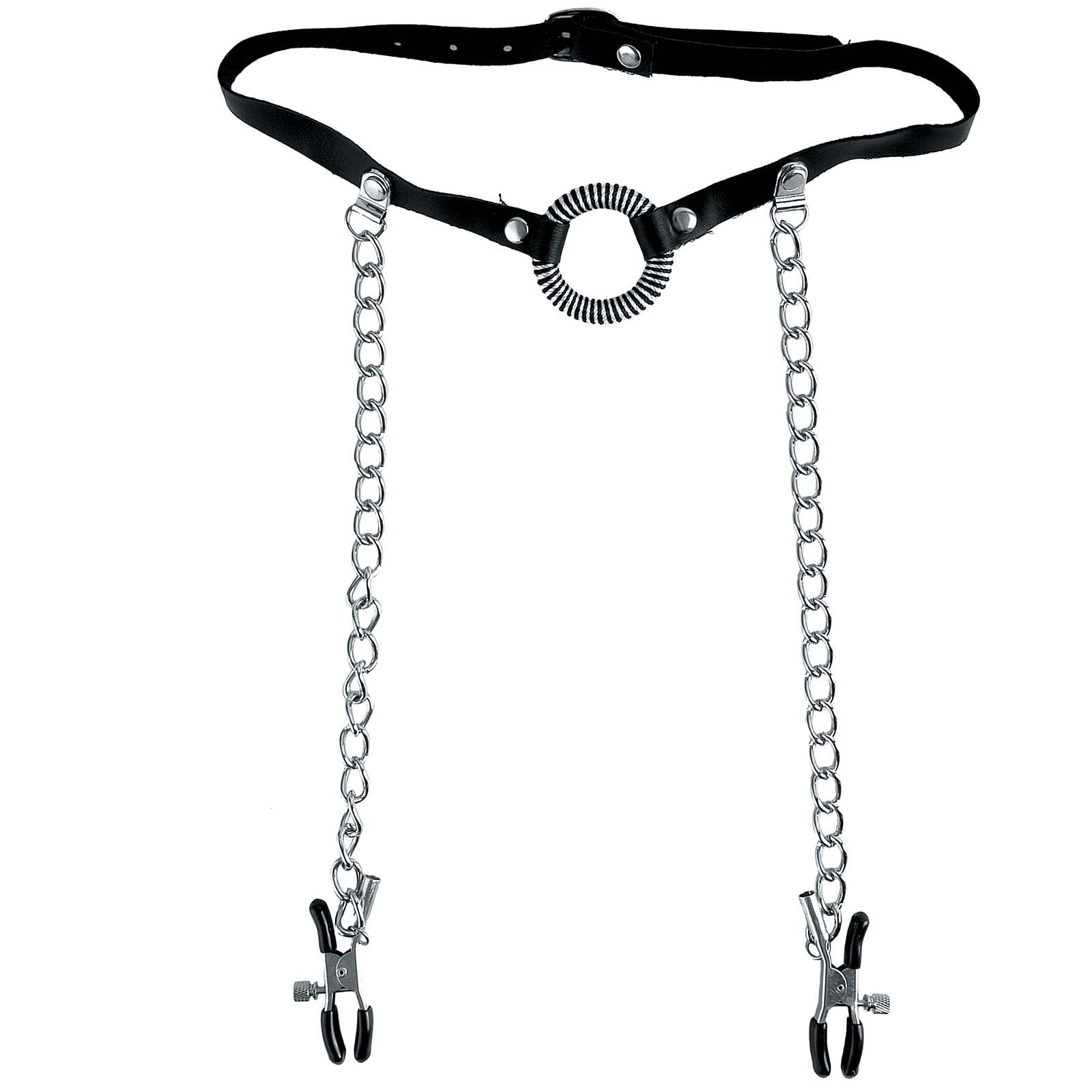 Fetish Fantasy Series Limited Edition O-Ring Gag & Nipple Clamps