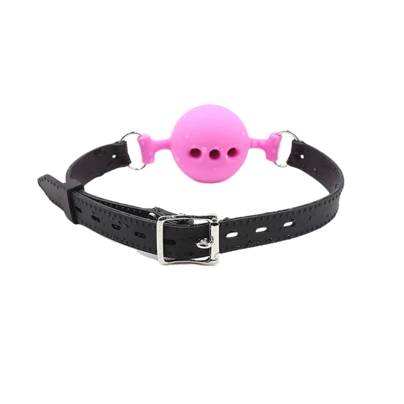 Fetish Play Beginner Breathable Silicone Ball Gag (S)