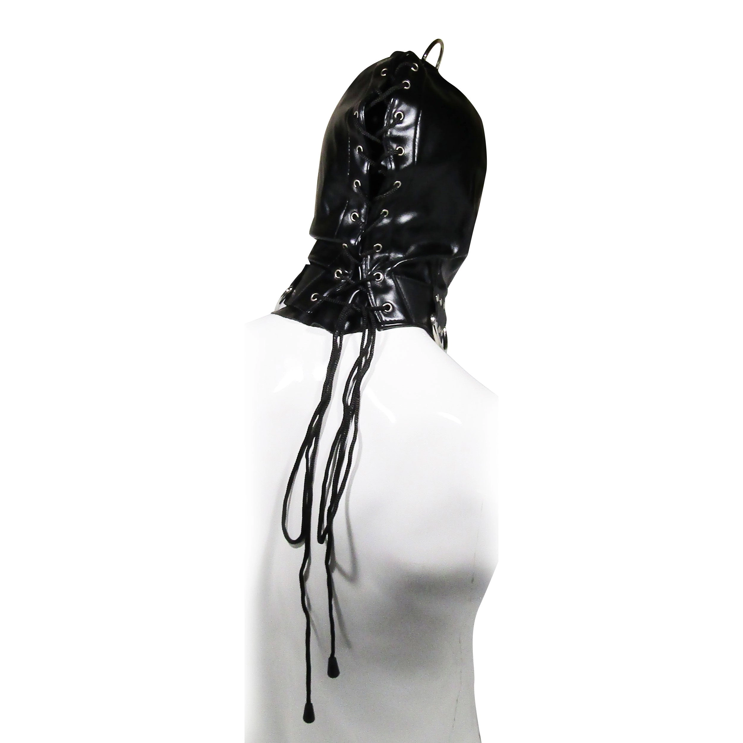 Fetish Pleasure Play Heavy-Duty Hood w/Collar