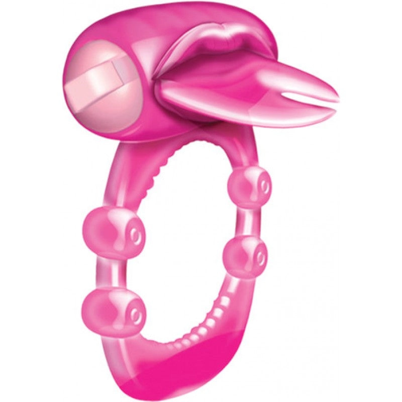 Forked Tongue Vibrating Cock Ring
