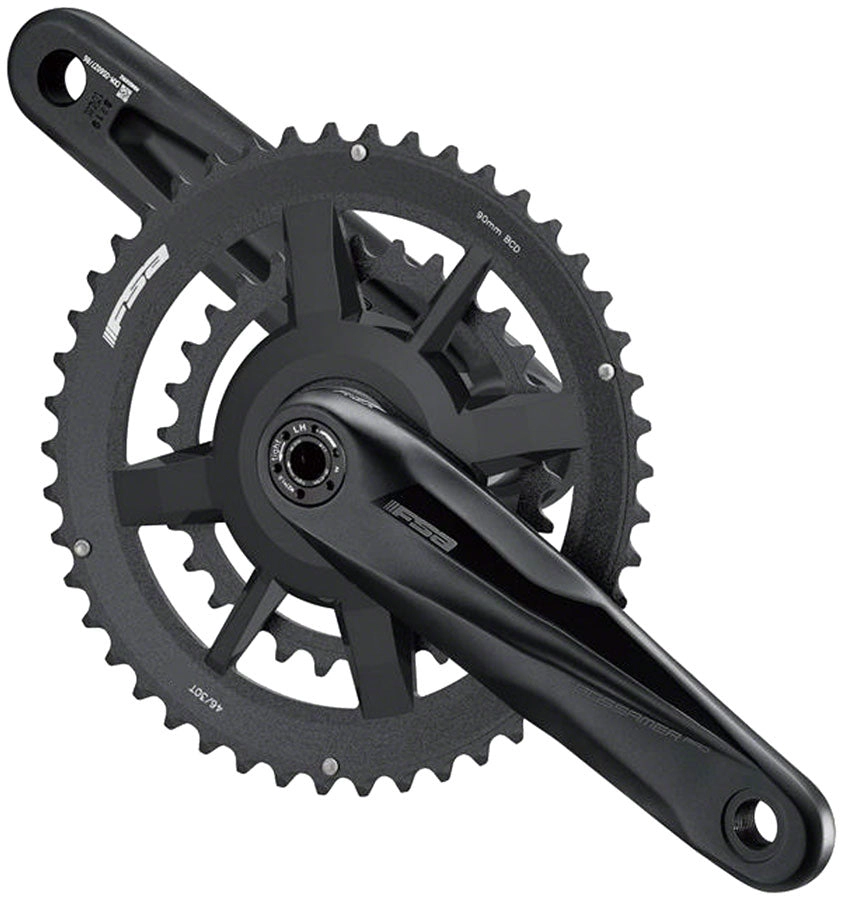 Full Speed Ahead Gossamer Pro AGX  2x Crankset  - 175mm 11-Speed 46/30t DM/90 BCD 24mm MegaExo Spindle N11 BLK