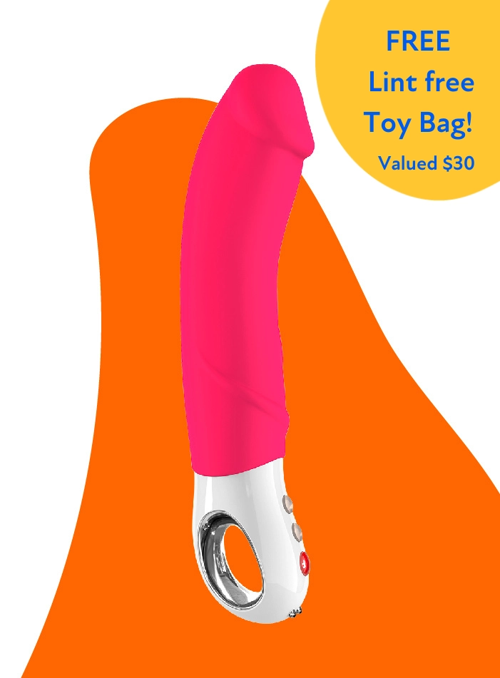Fun Factory BIG BOSS G-Spot Dildo Vibrator with free toy bag!