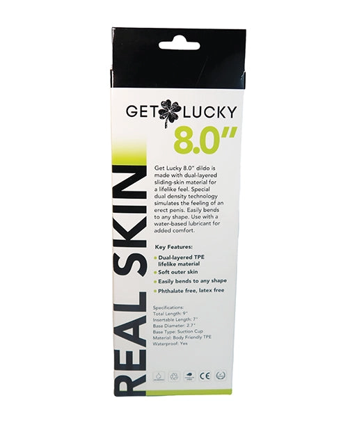 Get Lucky 8 Inch Real Skin Series