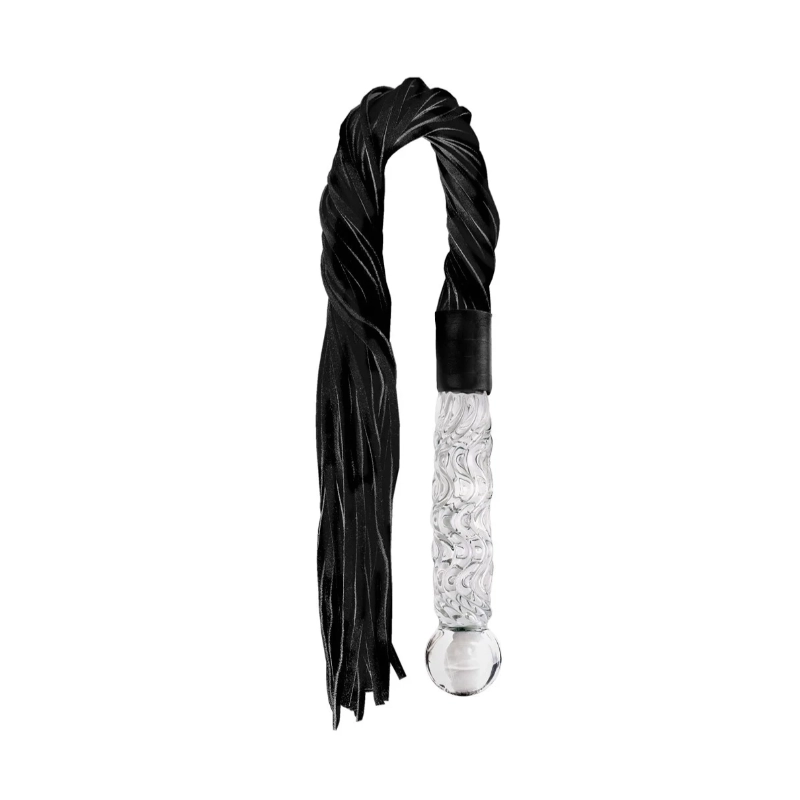 Icicles No.38 Hand Blown Glass Dildo | Flogger