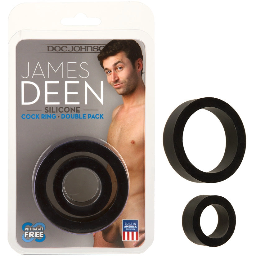 James Deen Signature Cock Ring - Black