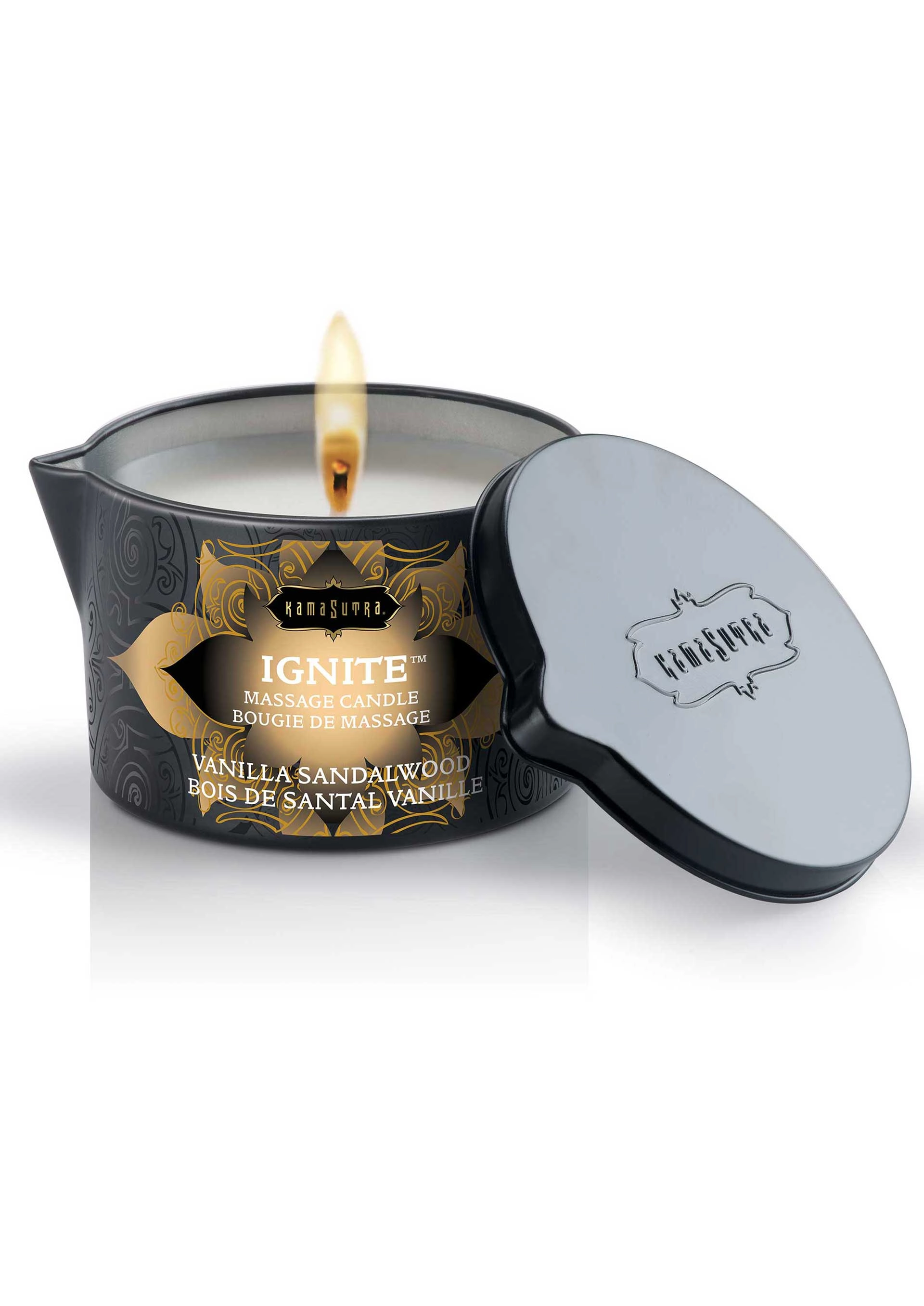 Kama Sutra Tahitian Sandalwood Massage Candle
