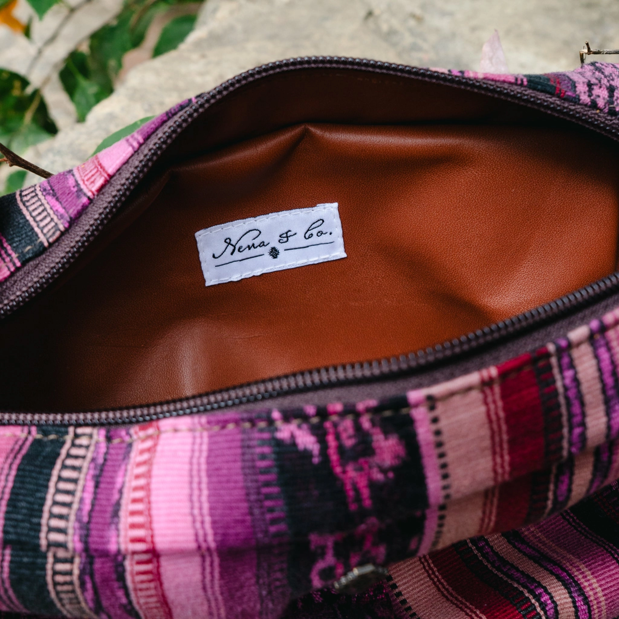LARGE WANDER CROSSBODY BAG   STRAP SET - CORTE - CAFE - NO. 15777