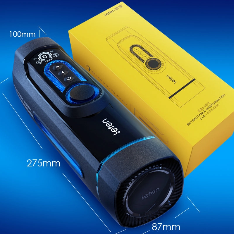 Leten X9-4 Piston High Speed Retractable Male Masturbator Moaning Heating Vagina Thrusting Masturbation Cup