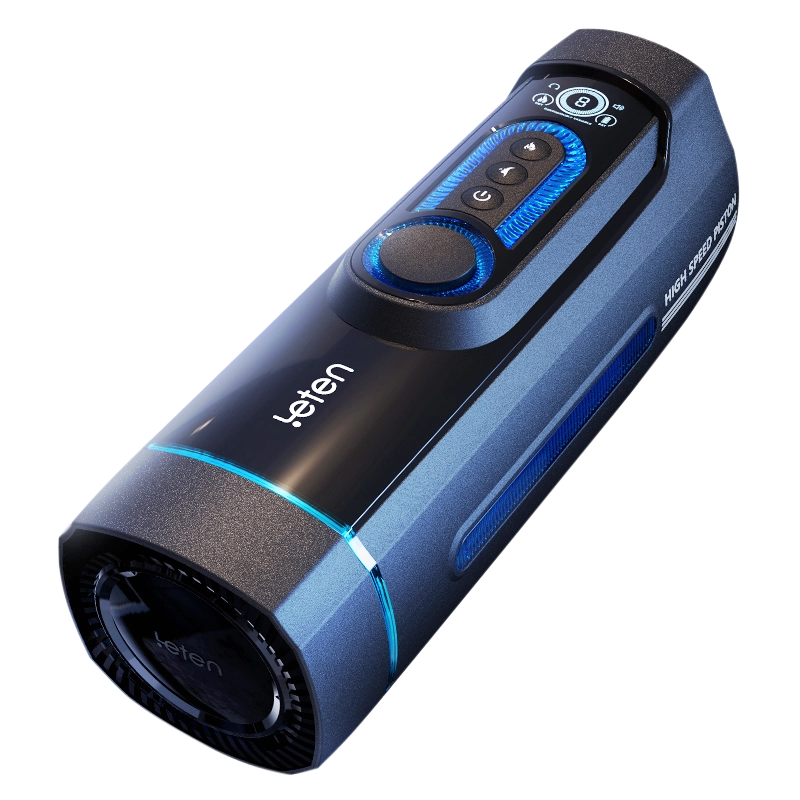 Leten X9-4 Piston High Speed Retractable Male Masturbator Moaning Heating Vagina Thrusting Masturbation Cup