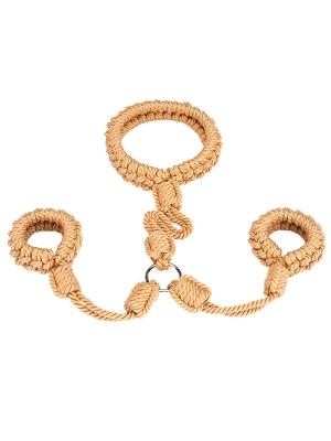 Liebe Seele Shibari Bondage Rope Wrist To Collar Restraint
