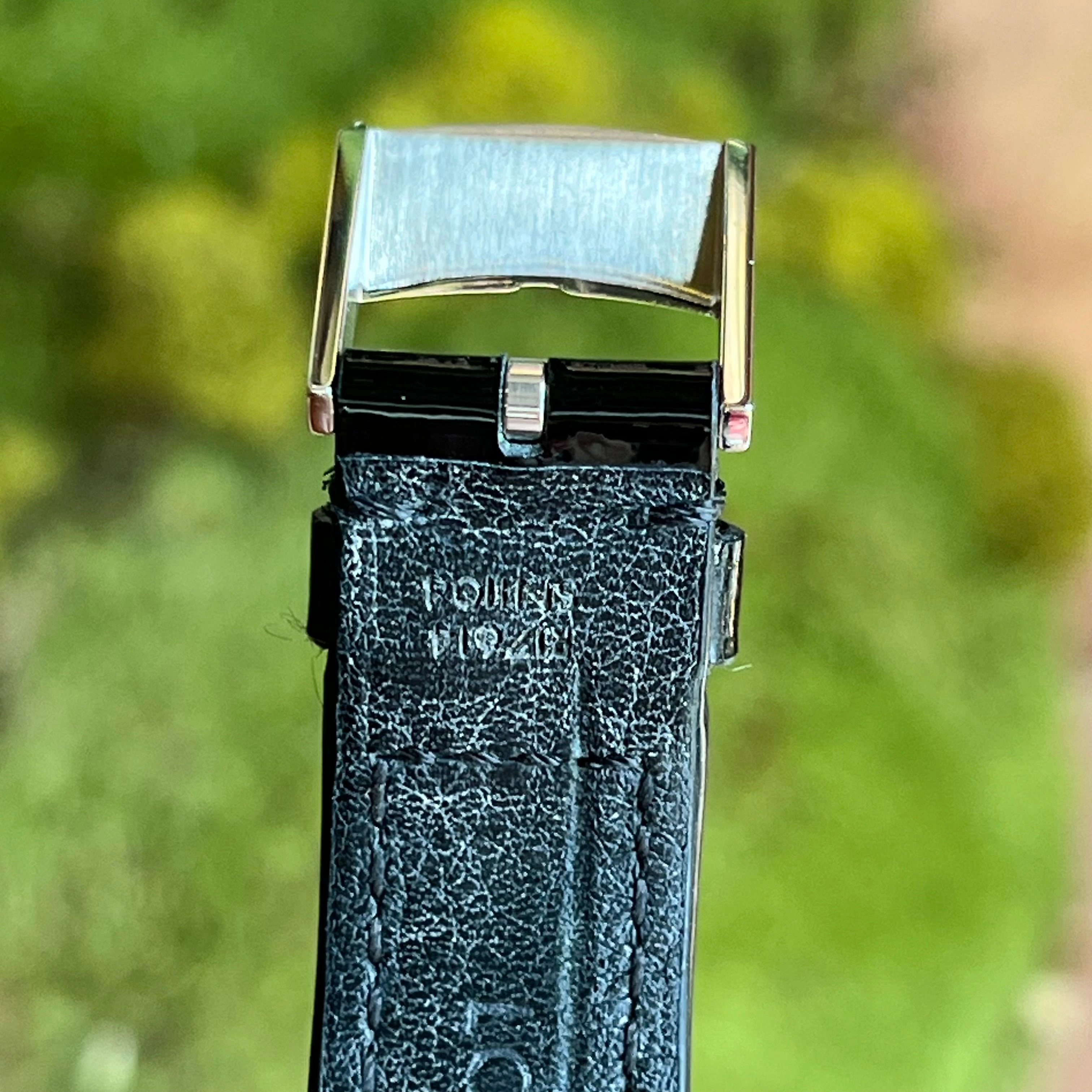 LOUIS VUITTON Tambour Stainless Steel Vernis Quartz Watch