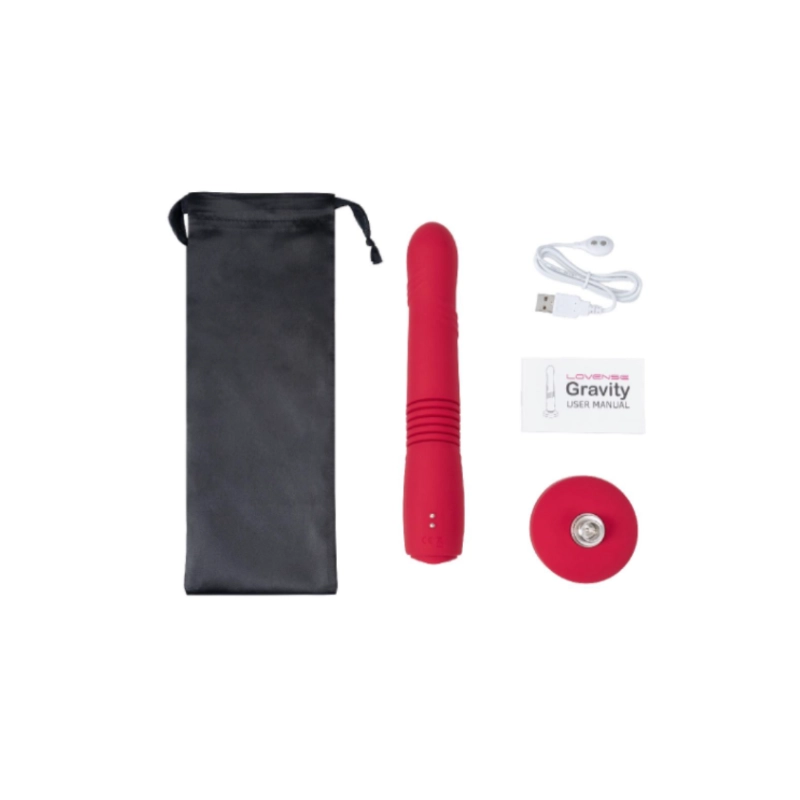 Lovense Gravity Bluetooth App Controlled Thrusting & Vibrating Dildo