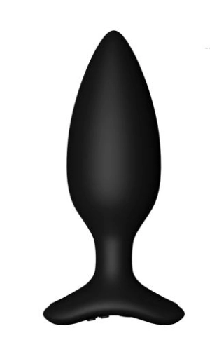 Lovense Hush 2 Vibrating Butt Plug Black - 1.75"