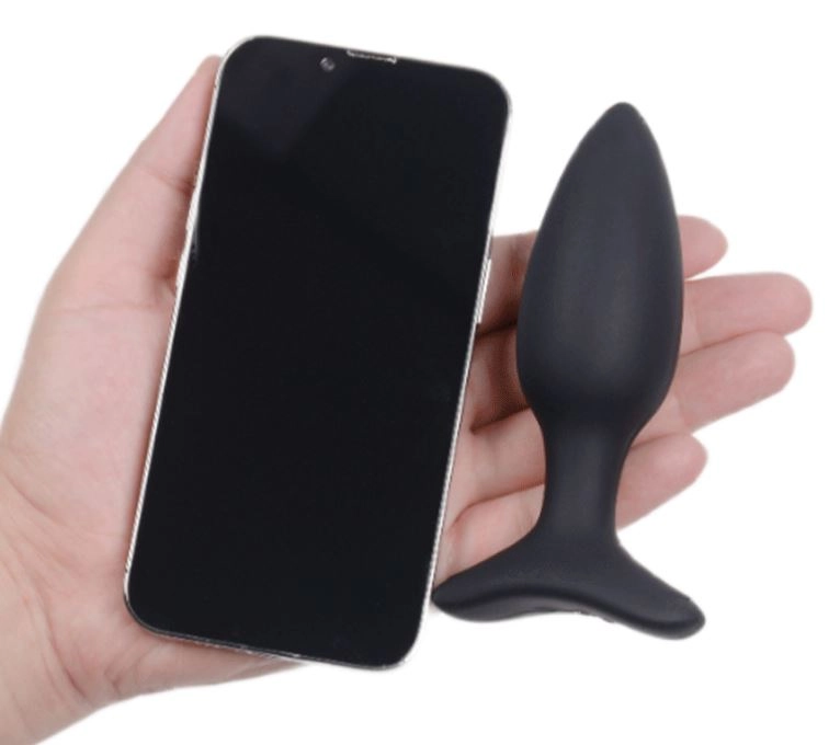 Lovense Hush 2 Vibrating Butt Plug Black - 1.75"