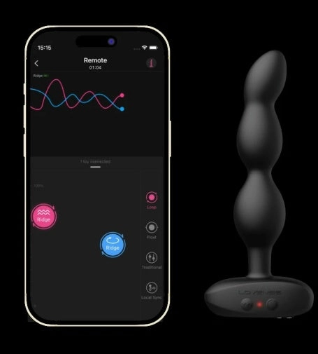 LOVENSE RIDGE ROTATING AND VIBRATING ANAL BEADS