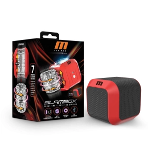 M For Men By Blush® | Slambox - 360° Rotating & Stroking Automatic Male Masturbator With One-Touch Control – Red