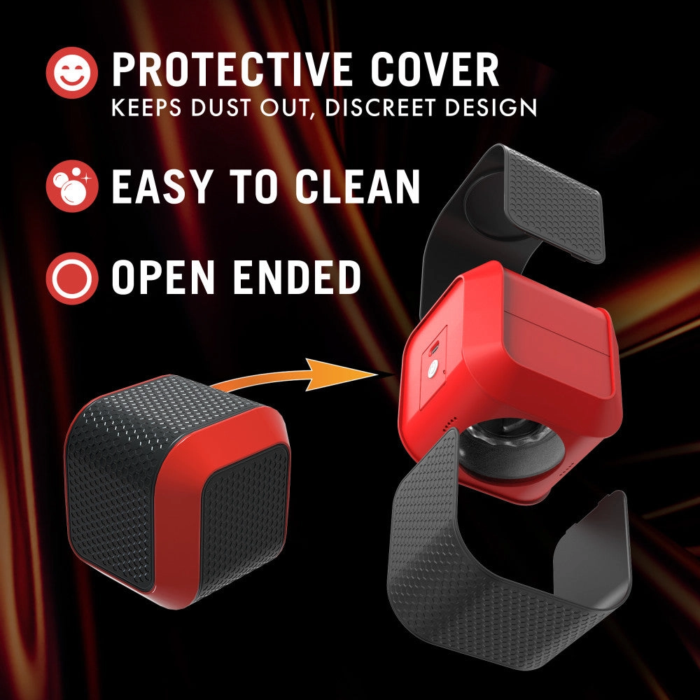 M For Men By Blush® | Slambox - 360° Rotating & Stroking Automatic Male Masturbator With One-Touch Control – Red