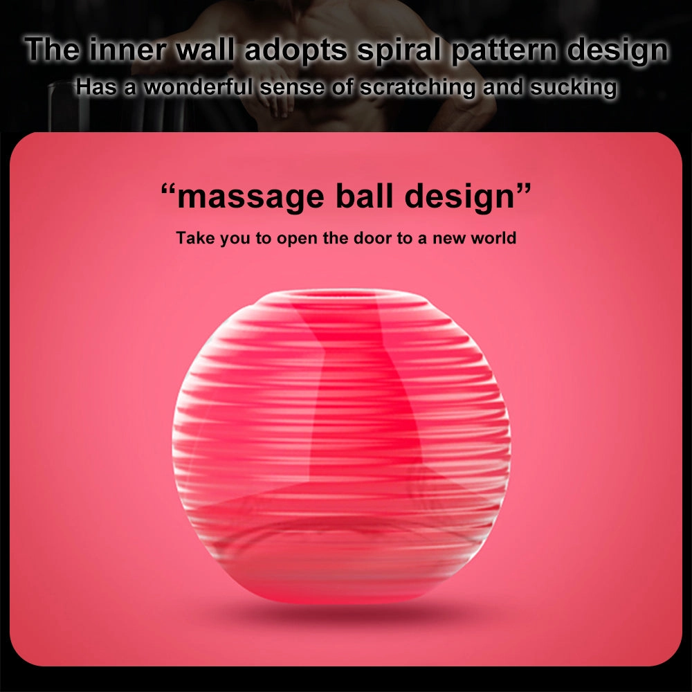 Men Masturbators Massage Ball Sucking Real Vagina Male Masturbation Cup Pussy Pocket Sex Toys