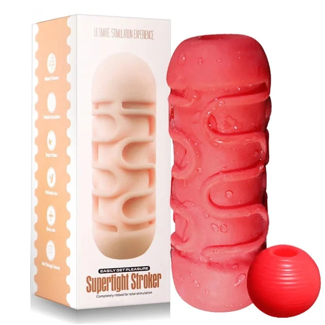 Men Masturbators Massage Ball Sucking Real Vagina Male Masturbation Cup Pussy Pocket Sex Toys