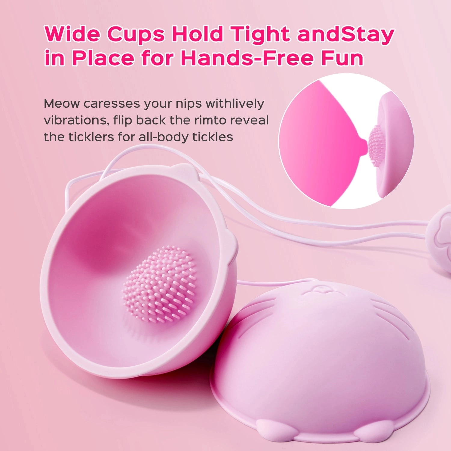 Meow - Wearable Vibrating Nipple Massager