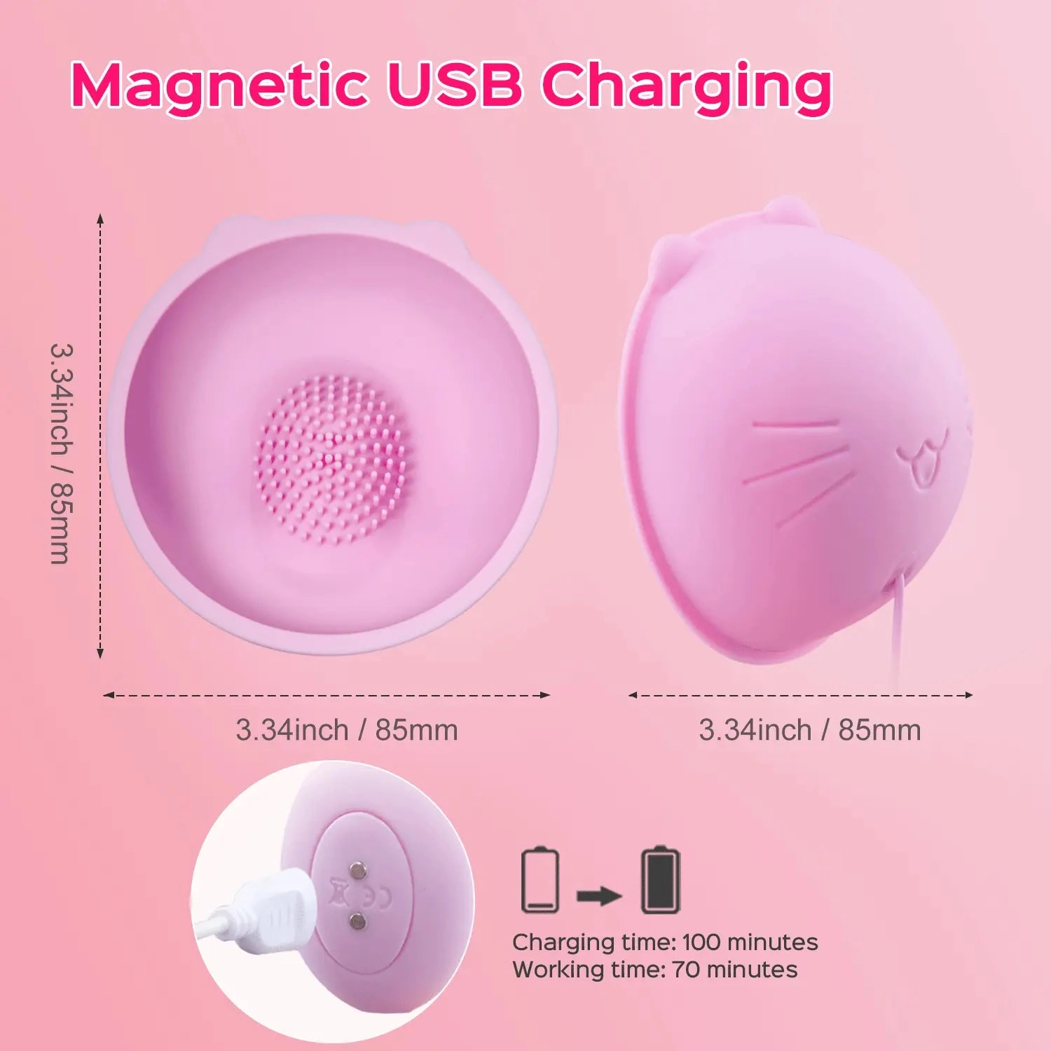Meow - Wearable Vibrating Nipple Massager