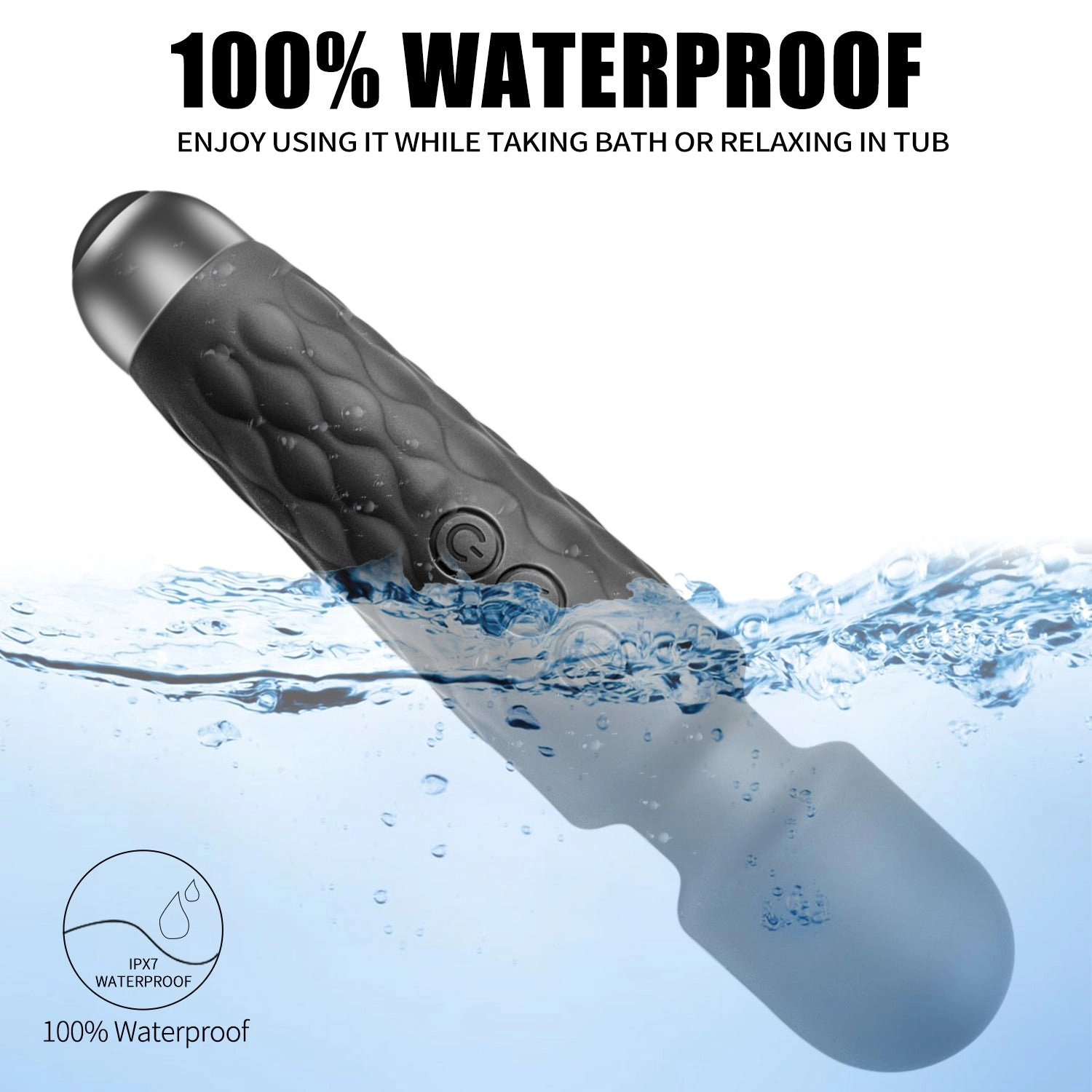 Microphone Silicone Wand Vibrator
