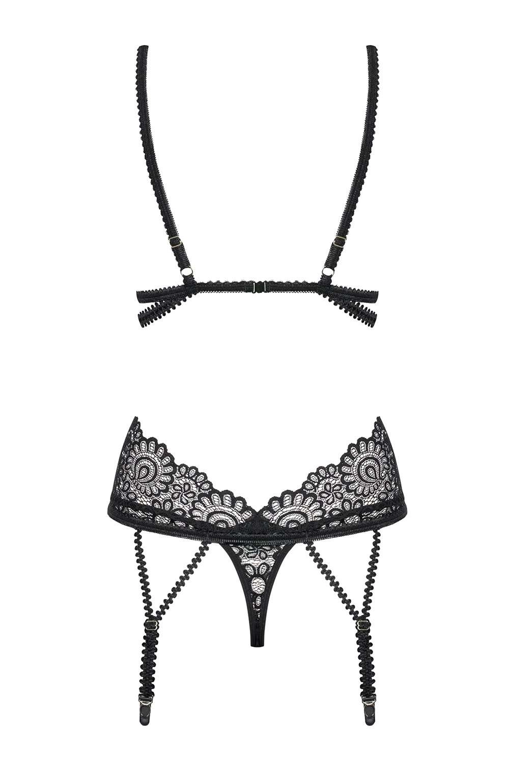 Mixty Corset & Thong, Size L-XL (UK 12-14)