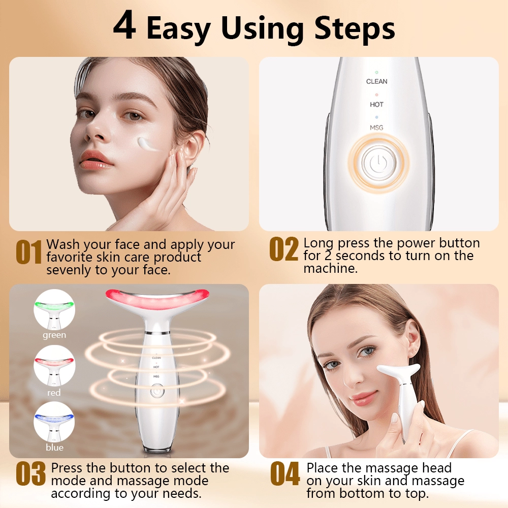 Mpow 3-in-1 Beauty Massager for Face and Neck