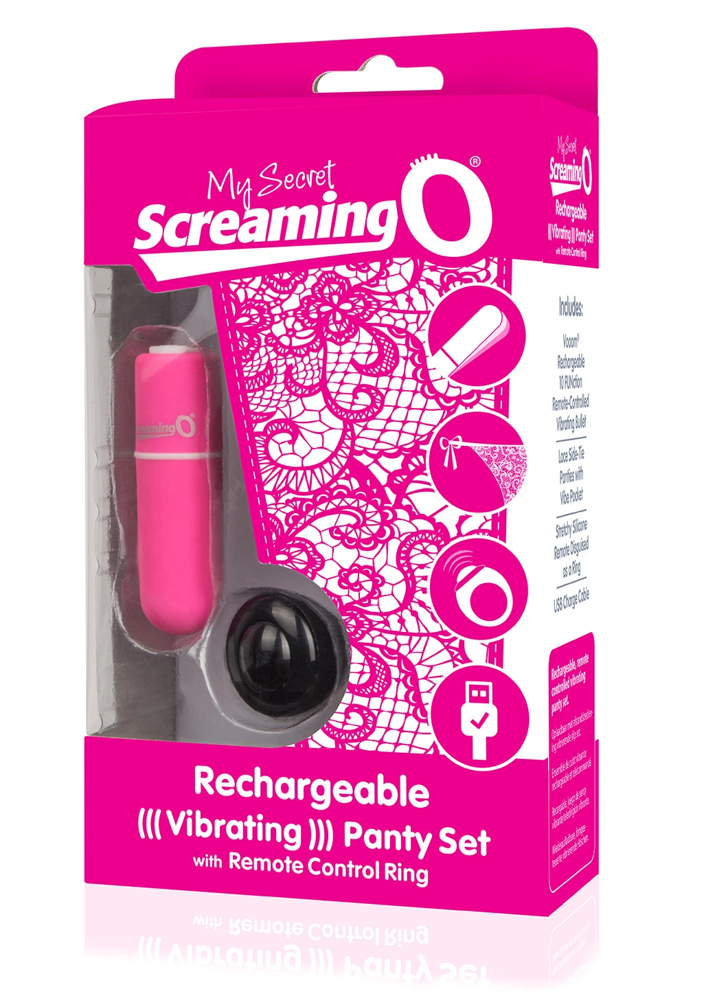 My Secret Charged Remote Control Panty Vibe -  Pink