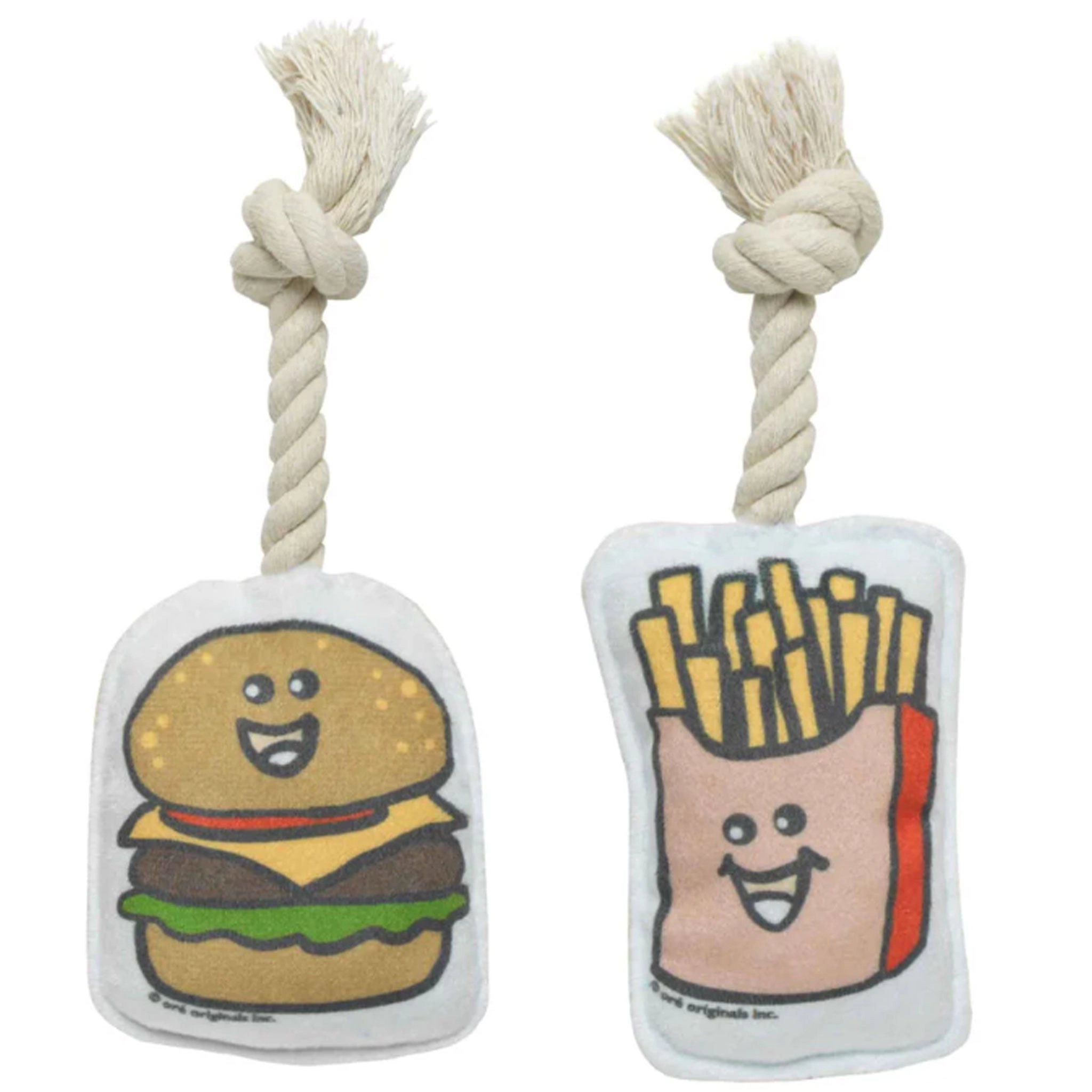 Ore Pet Mini Rope Toy Burger & Fries Dog Toys
