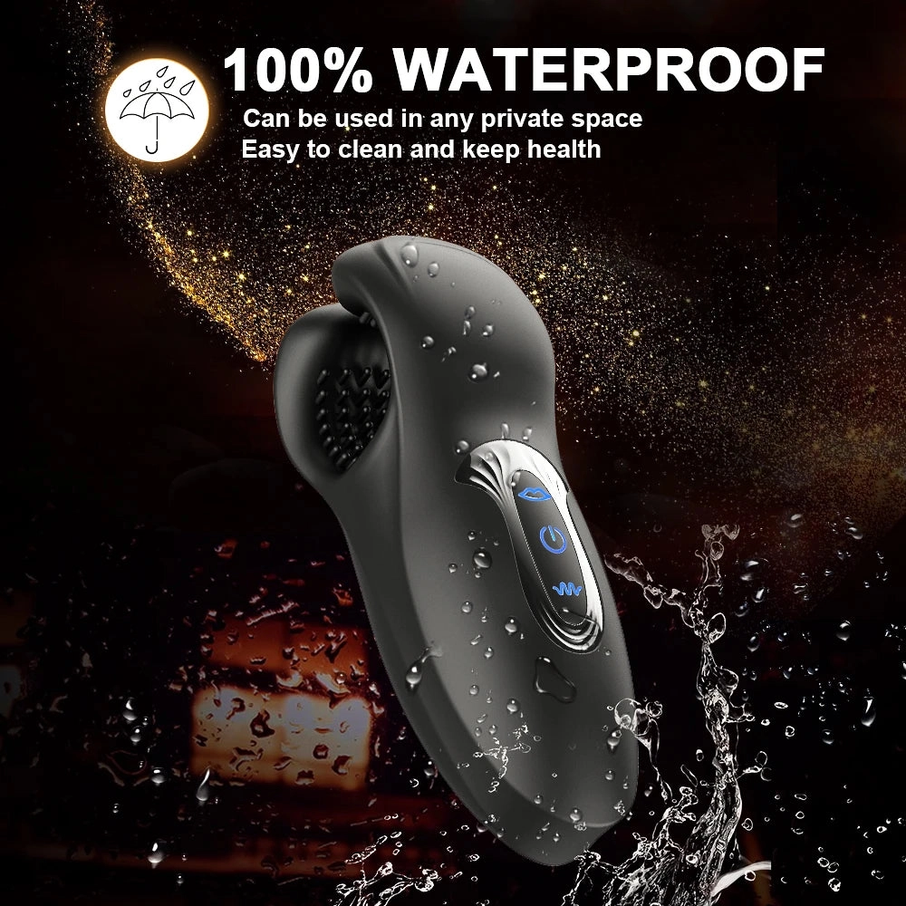 Penis Massager 10 Biting Modes 10 Vibration Modes