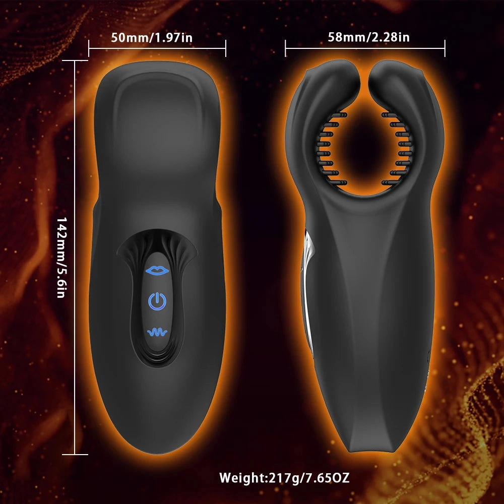 Penis Massager 10 Biting Modes 10 Vibration Modes