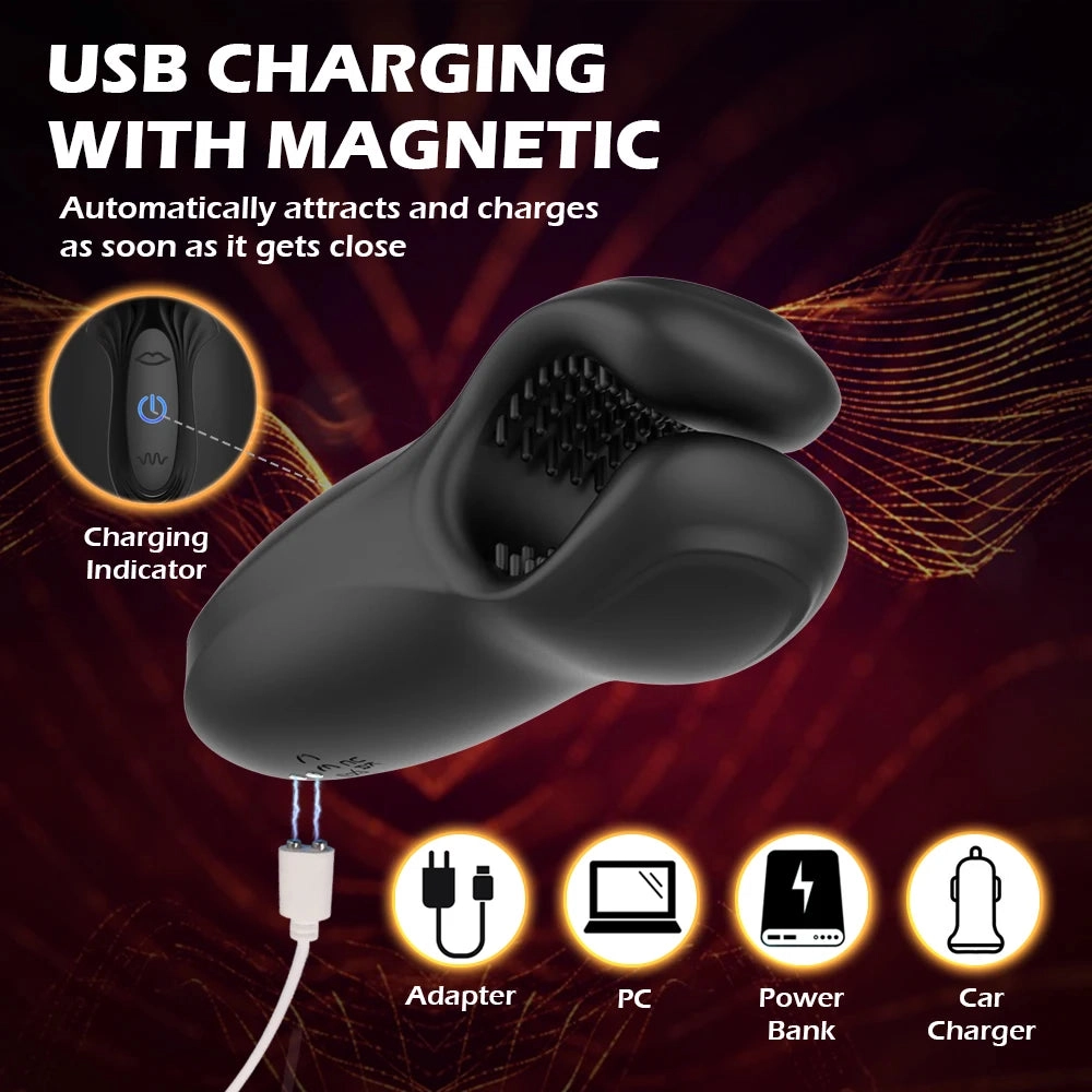 Penis Massager 10 Biting Modes 10 Vibration Modes