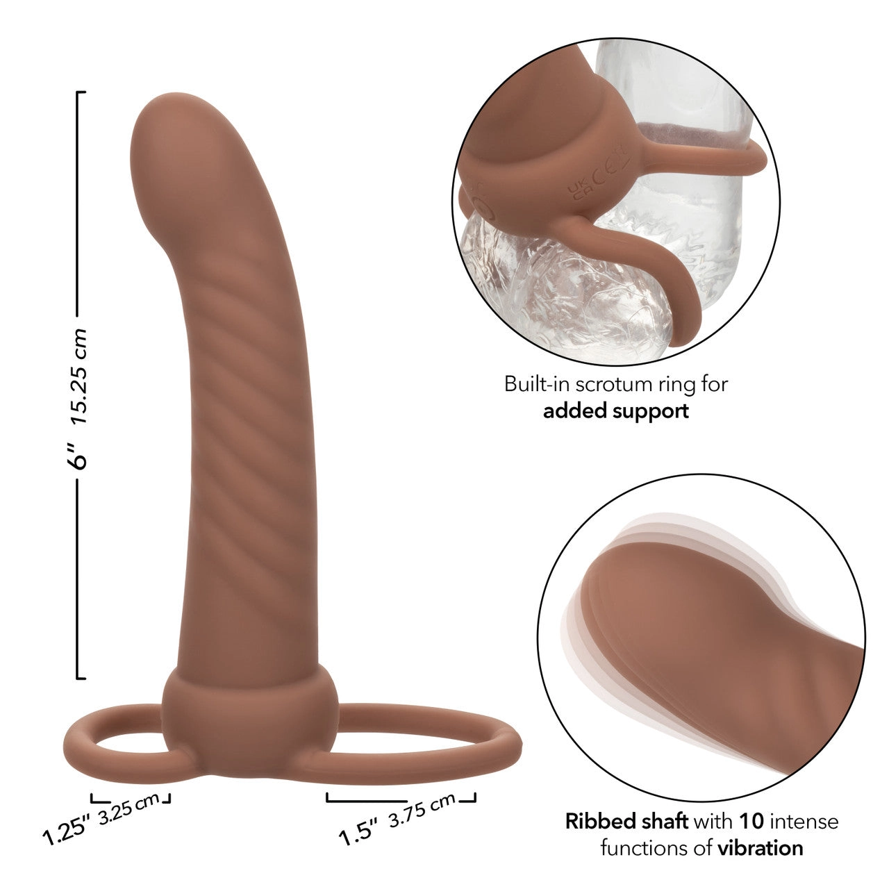 Performance Maxx™ Rechargeable Ribbed Dual Penetrator
