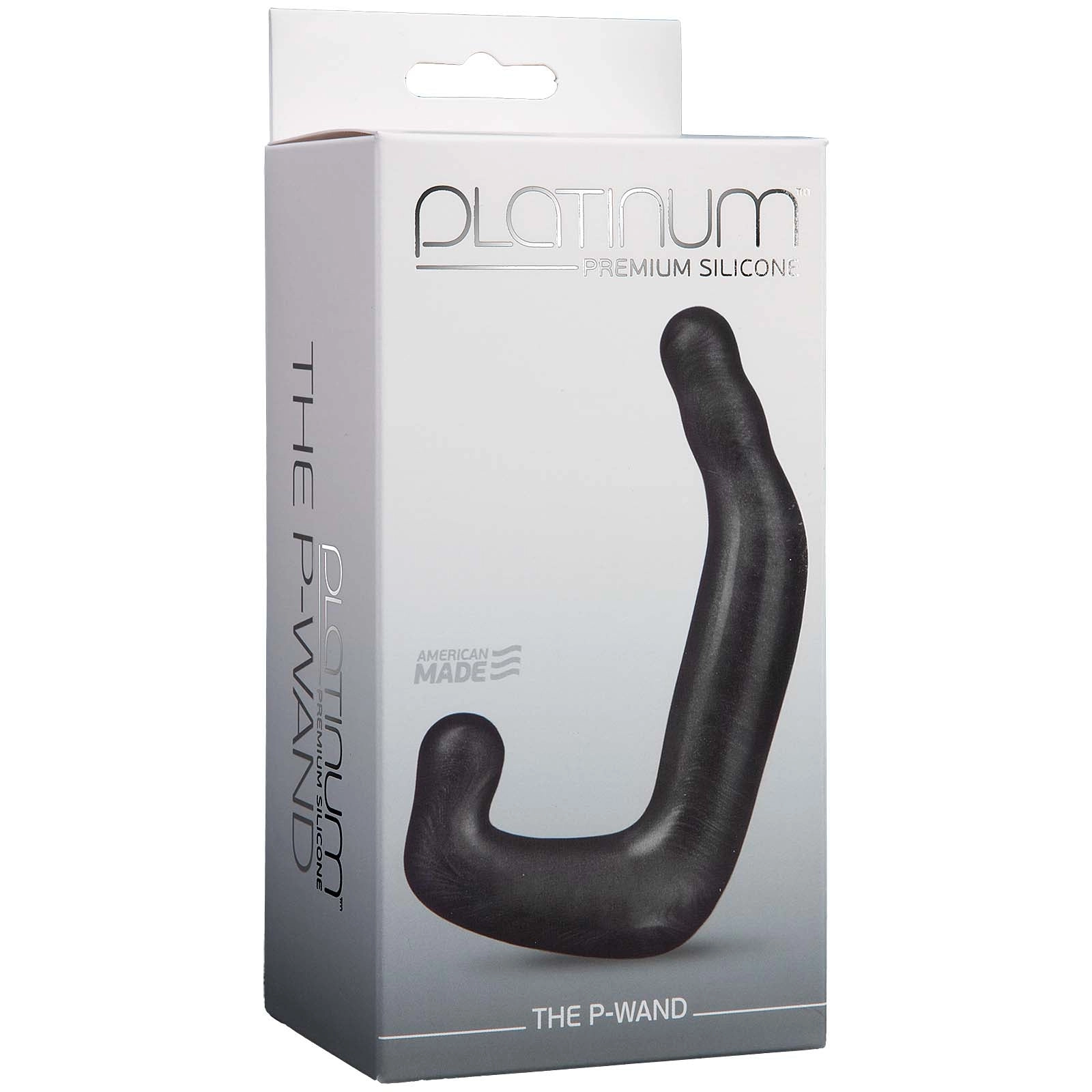 Platinum Premium Silicone - The P-Wand - Charcoal