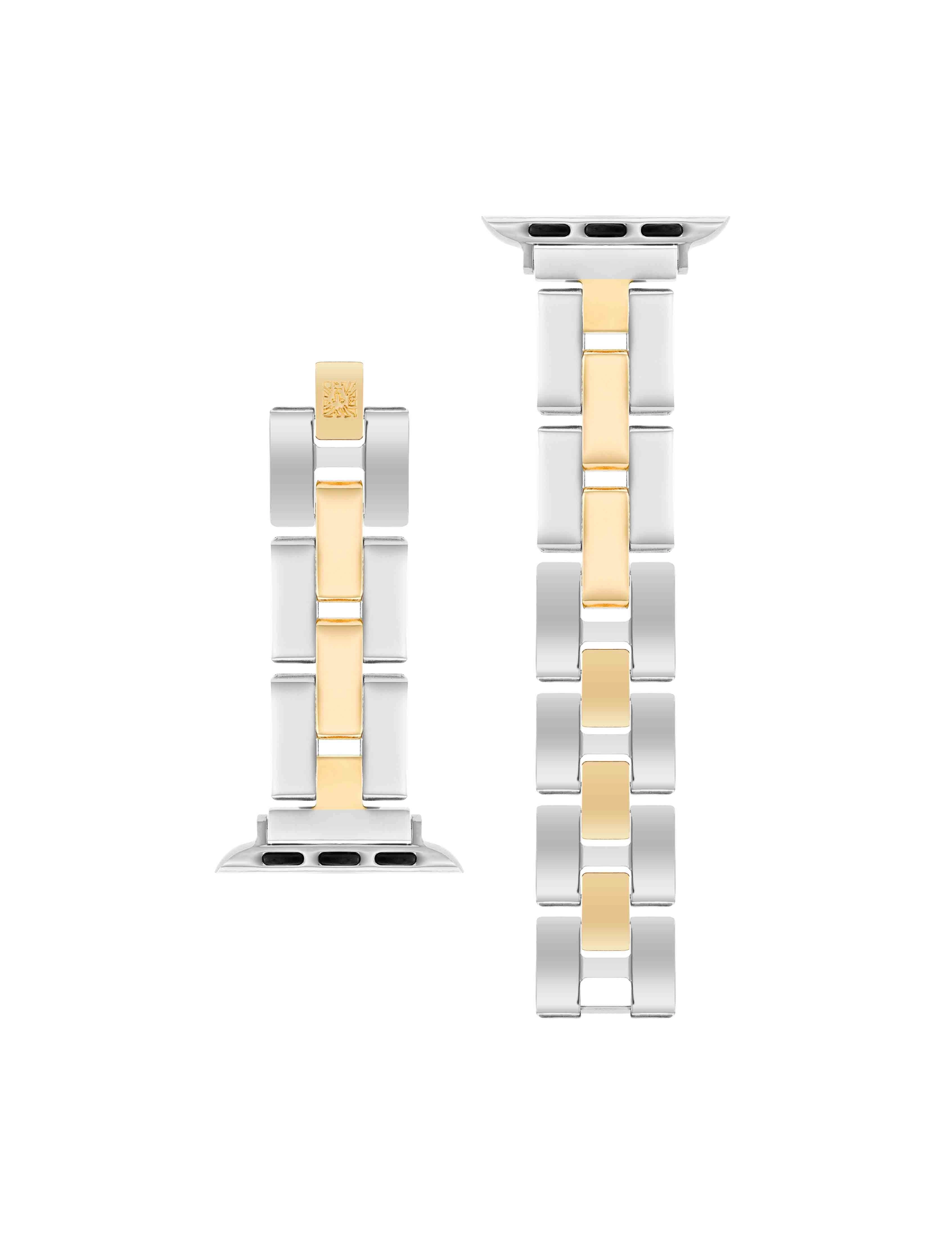 Polished Metal Link Bracelet  Band for Apple Watch®