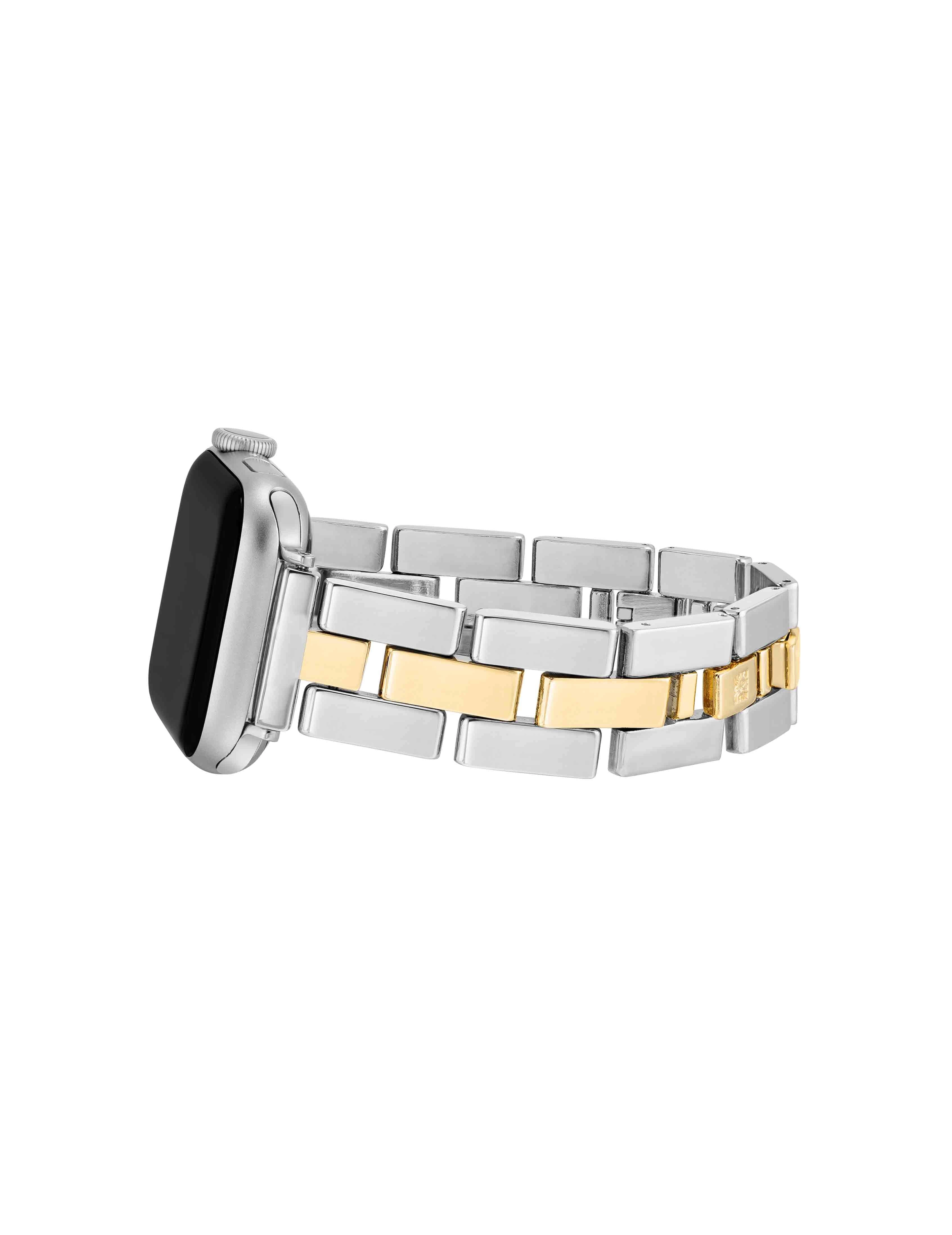 Polished Metal Link Bracelet  Band for Apple Watch®
