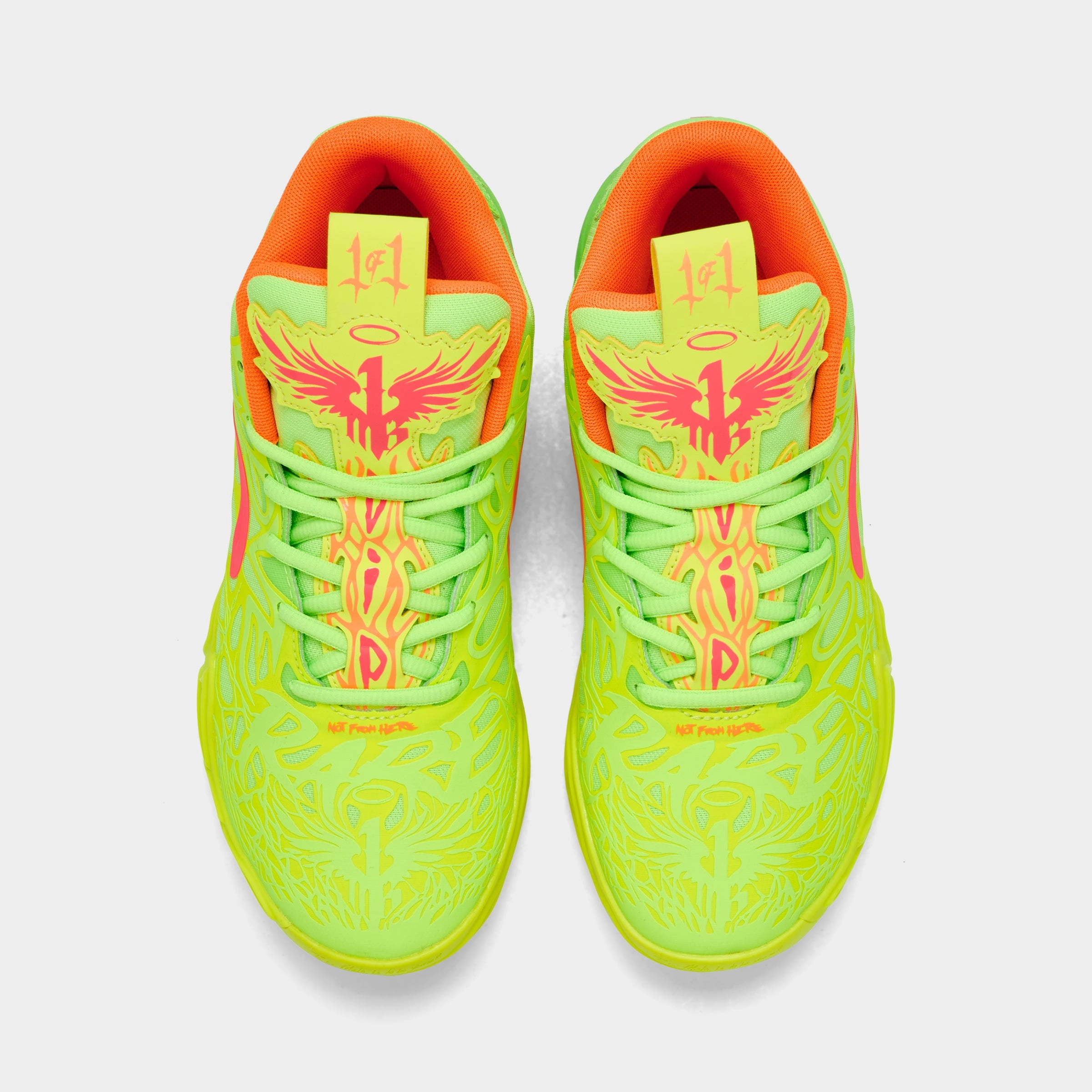 Puma x LaMelo Ball Juniors' MB.04 "Gem" Yellow Alert / Green Glare - Pink Alert