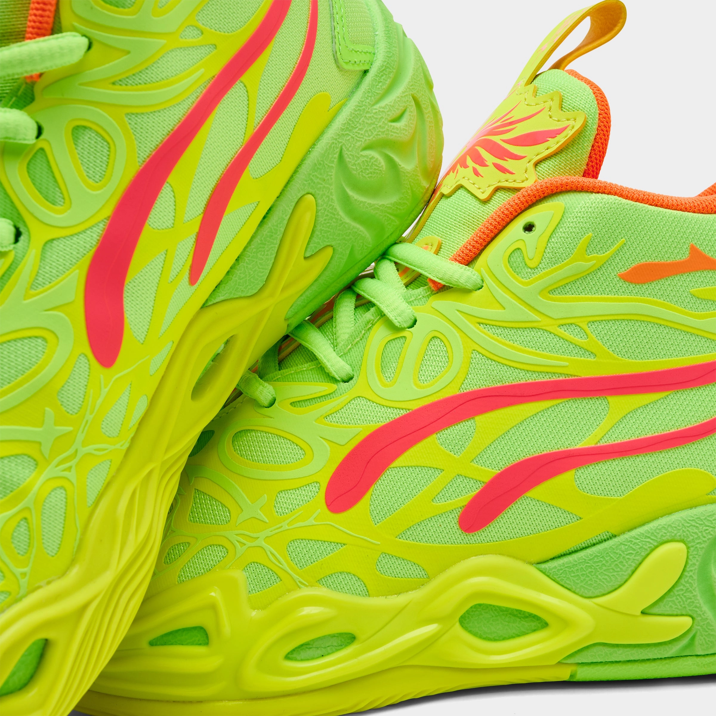 Puma x LaMelo Ball Juniors' MB.04 "Gem" Yellow Alert / Green Glare - Pink Alert
