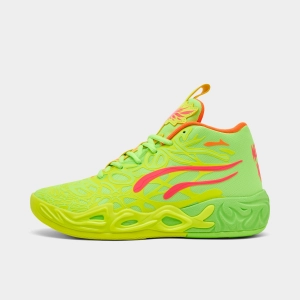 Puma x LaMelo Ball Juniors' MB.04 "Gem" Yellow Alert / Green Glare - Pink Alert