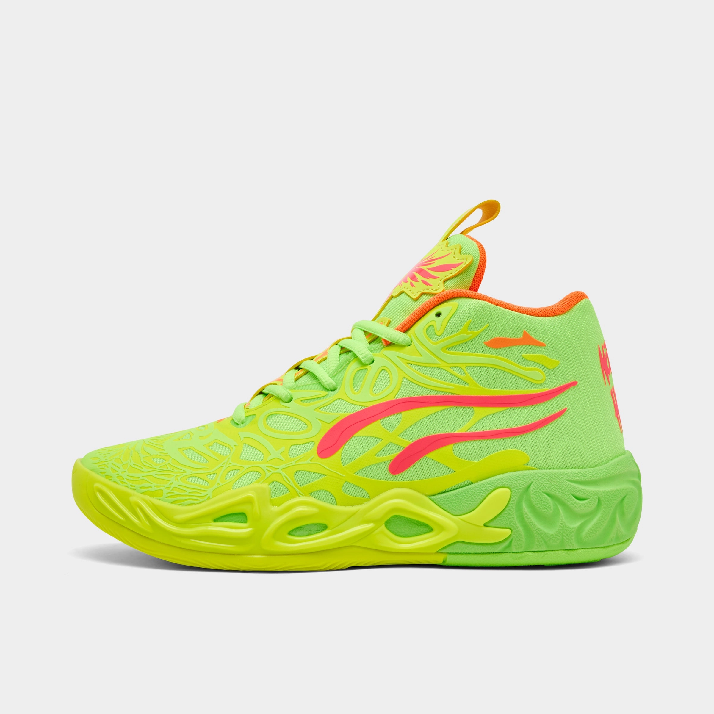 Puma x LaMelo Ball Juniors' MB.04 "Gem" Yellow Alert / Green Glare - Pink Alert