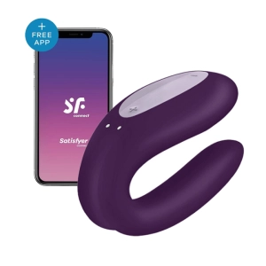 Satisfyer Double Joy Bluetooth App Controlled Couples Vibrator