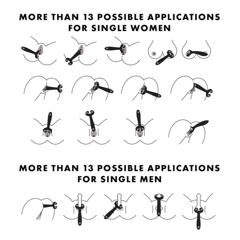 Satisfyer Endless Fun Unisex Multipurpose Vibrator | Couples Wand