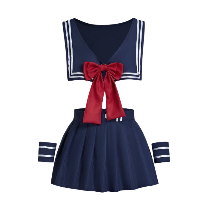 Sexy 4 Piece Sailor Girl Dress-Up Costume