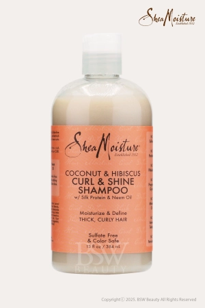 SHEA MOISTURE COCONUT & HIBISCUS CURL & SHINE SHAMPOO