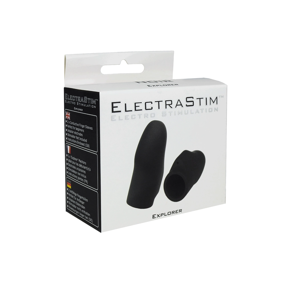 Silicone Noir 'Explorer' Electro Finger Sleeves