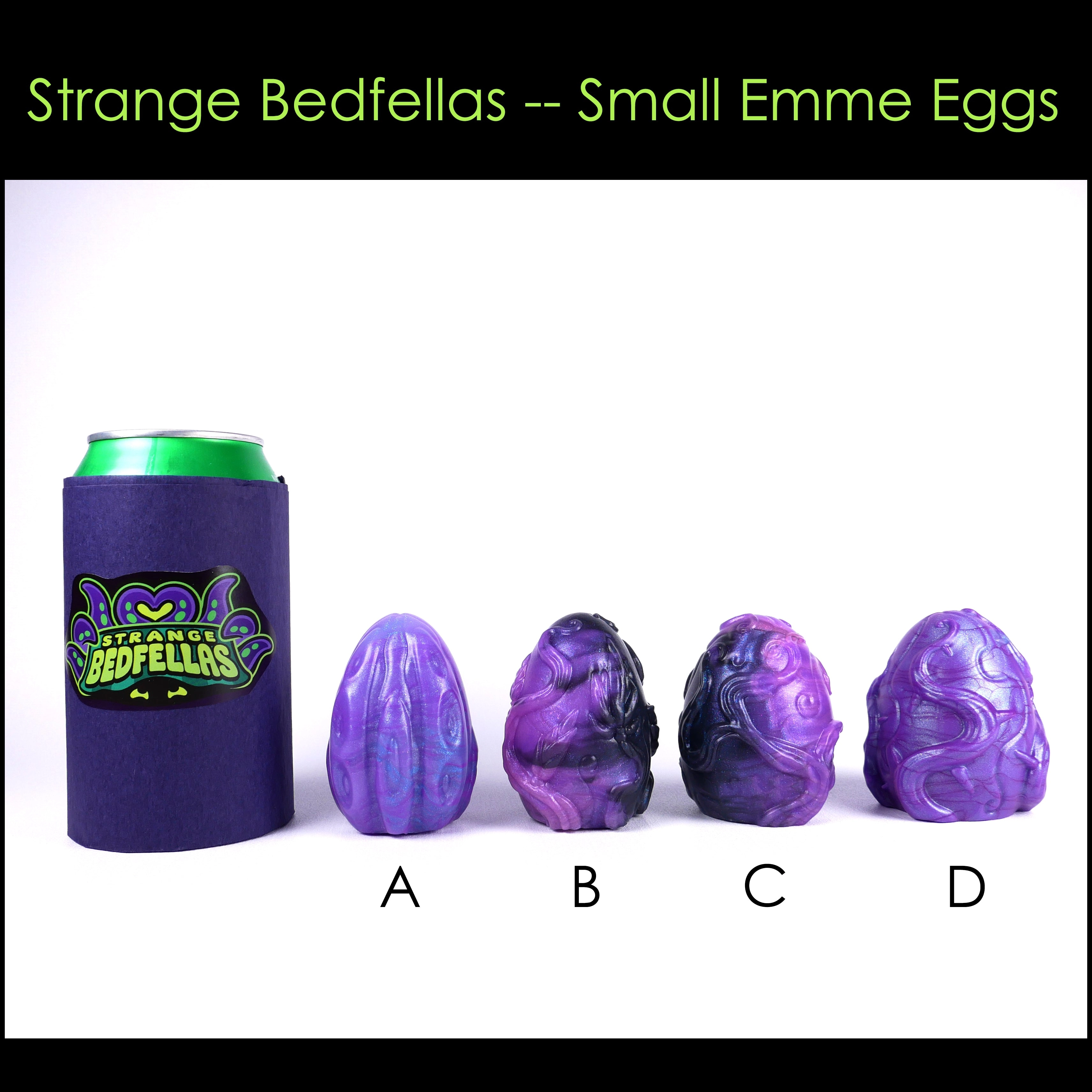 Small Emme Egg Pair -- Soft silicone -- E-2000